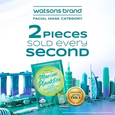 WATSONS Marine Plankton Hydro Regenerating HA Mask 1s