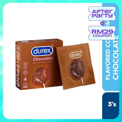 DUREX Condom Chocolate Dots & Flavour 3s