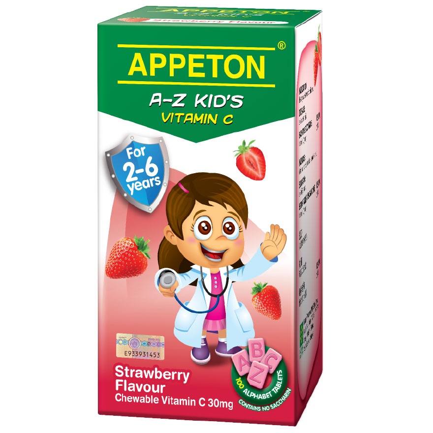 A-Z Vitamin C 100s  Strawberry 100's image