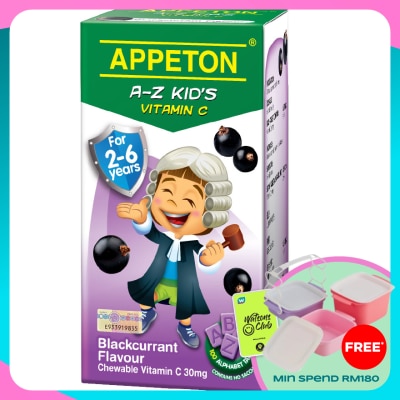 APPETON Appeton A-Z Vitamin C 100s Blackcurrant