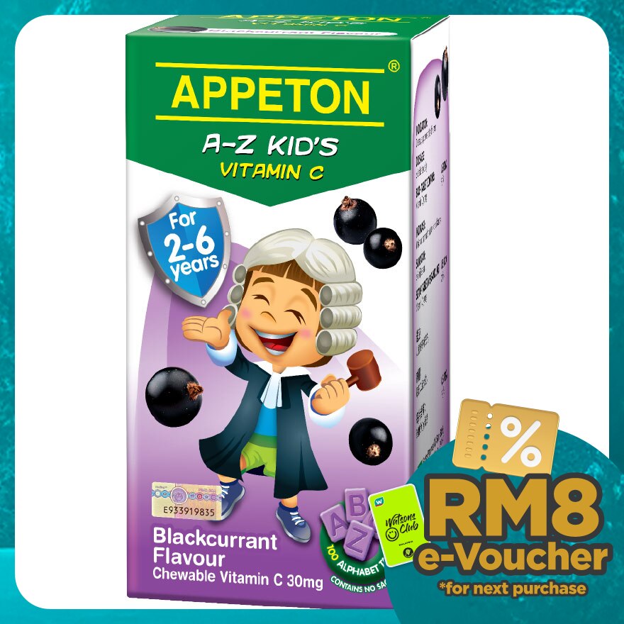 Appeton A-Z Vitamin C 100s Blackcurrant