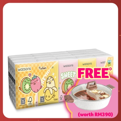 WATSONS Pusheen the Cat Mini Hankies 3PlyX10SX20
