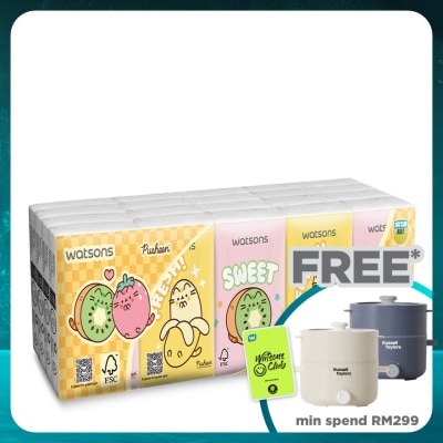 WATSONS Pusheen the Cat Mini Hankies 3PlyX10SX20