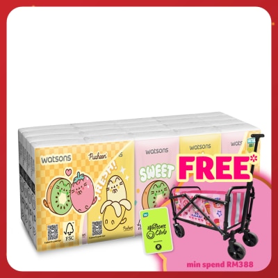 WATSONS Pusheen the Cat Mini Hankies 3PlyX10SX20