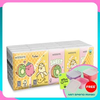 WATSONS Pusheen the Cat Mini Hankies 3PlyX10SX20