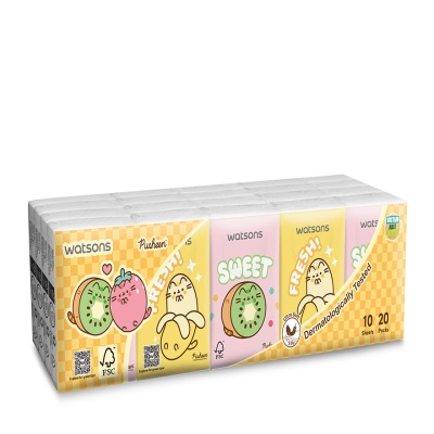 WATSONS - Pusheen the Cat Mini Hankies 3PlyX10SX20 image