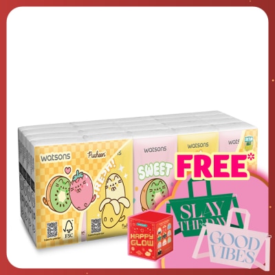 WATSONS Pusheen the Cat Mini Hankies 3PlyX10SX20