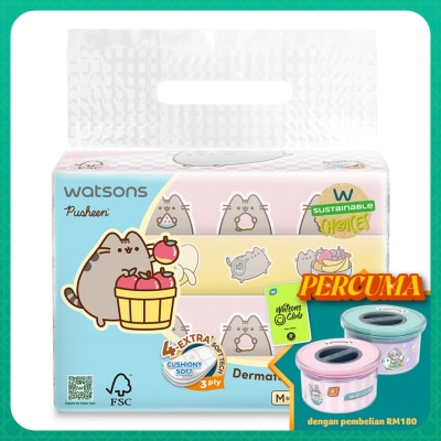 WATSONS Pusheen the Cat Travel Tissues 3PlyX50SX4