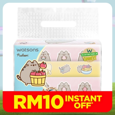 WATSONS Pusheen the Cat Travel Tissues 3PlyX50SX4