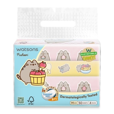 WATSONS Pusheen the Cat Travel Tissues 3PlyX50SX4