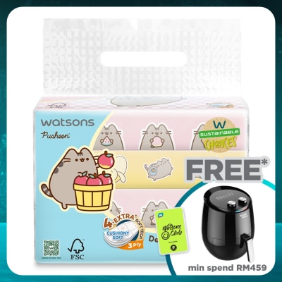 WATSONS Pusheen the Cat Travel Tissues 3PlyX50SX4