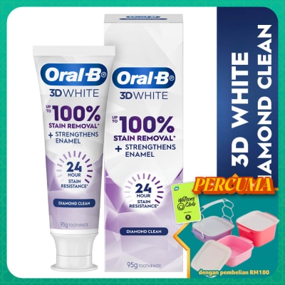 ORAL-B - 3D White Enamel Strong Toothpaste 95g