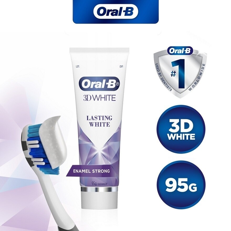 3D White Enamel Strong Toothpaste 95g