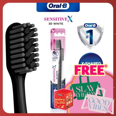 ORAL-B SensitiveX Charcoal Toothbrush 1s