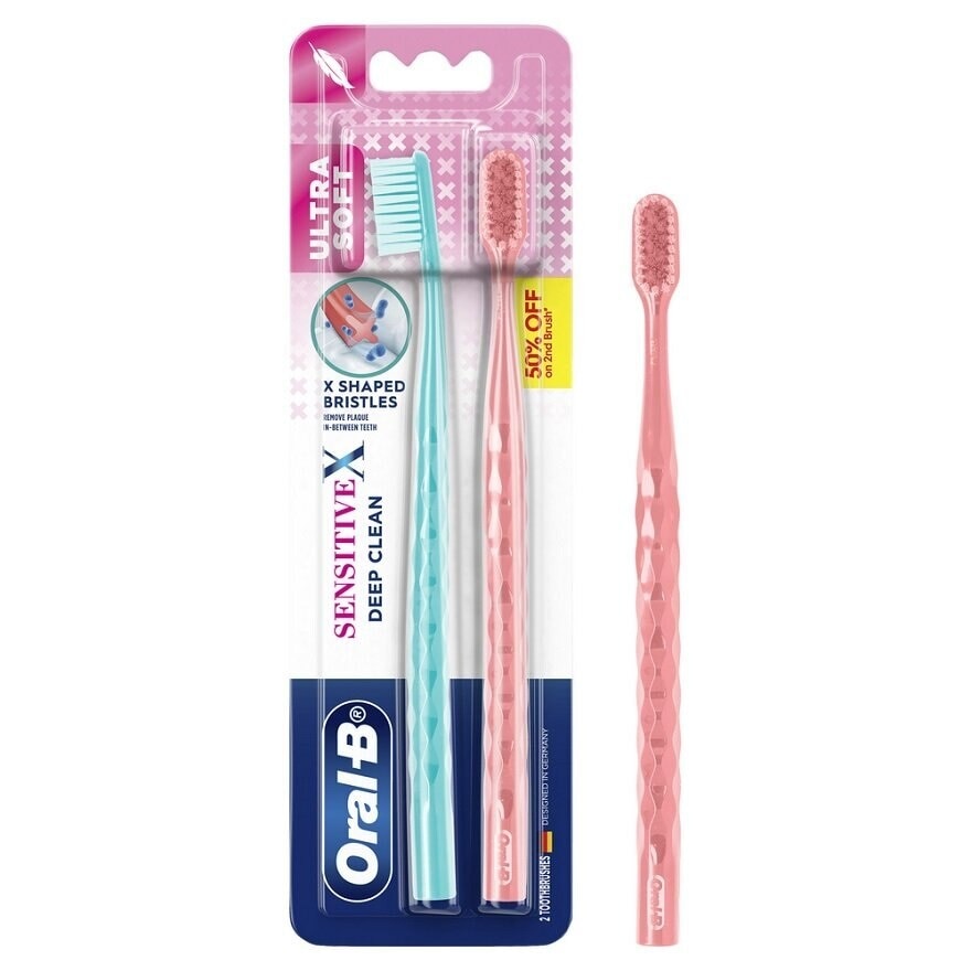 SensitiveX Deep Clean Toothbrush 2s