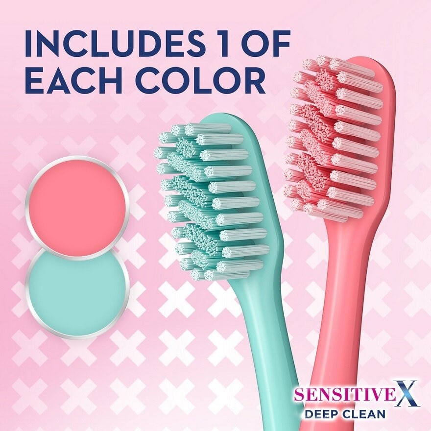 SensitiveX Deep Clean Toothbrush 2s