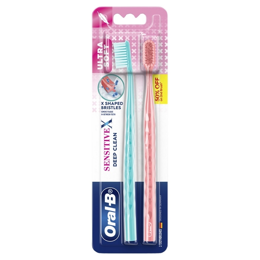SensitiveX Deep Clean Toothbrush 2s