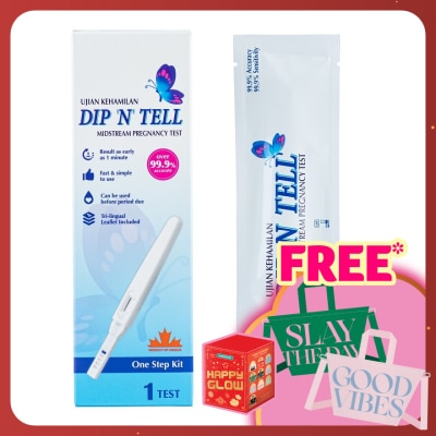 DIP N TELL Midstream Pregnancy Test 1pc