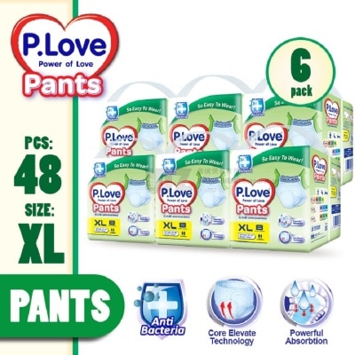 P.LOVE Adult Pants XL 8s X 6 Packs