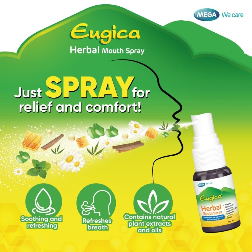 Eugica Herbal Mouth Spray 10ml