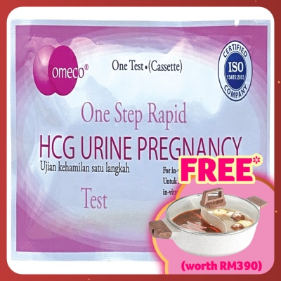 OMECO HCG Urine Pregnancy Test Cassette 1's