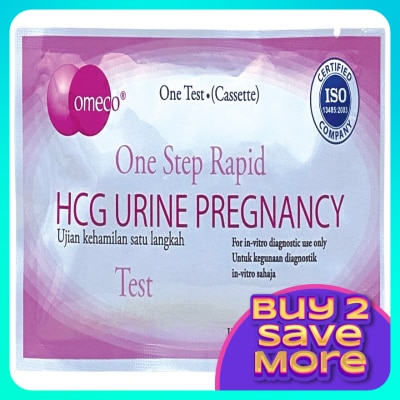 OMECO HCG Urine Pregnancy Test Cassette 1's
