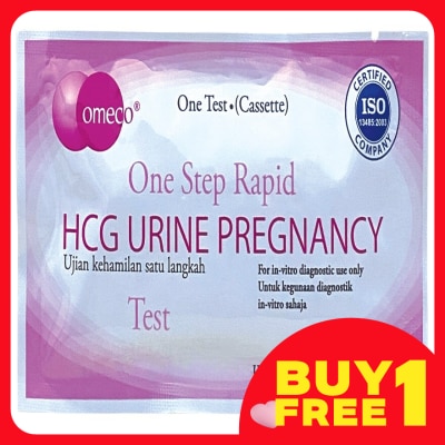 OMECO HCG Urine Pregnancy Test Cassette 1's