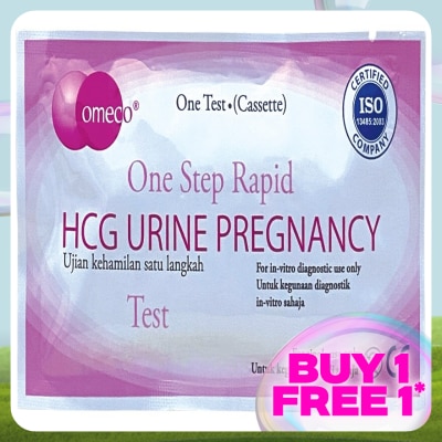 OMECO HCG Urine Pregnancy Test Cassette 1's