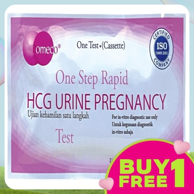 OMECO HCG Urine Pregnancy Test Cassette 1's
