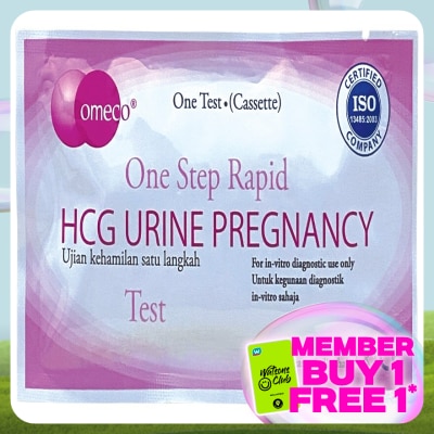 OMECO HCG Urine Pregnancy Test Cassette 1's