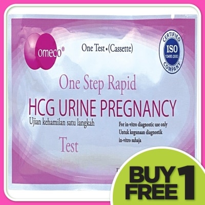 OMECO HCG Urine Pregnancy Test Cassette 1's