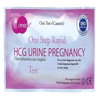 OMECO HCG Urine Pregnancy Test Cassette 1's image