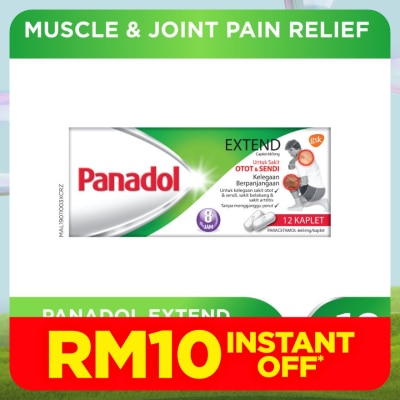 PANADOL Extend Paracetamol Long-lasting Pain Relief for Muscle & Joint 12s