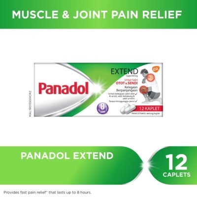 PANADOL Extend Paracetamol for Muscle & Joint Relief 12S