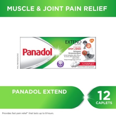 PANADOL Extend Paracetamol Long-lasting Pain Relief for Muscle & Joint 12s