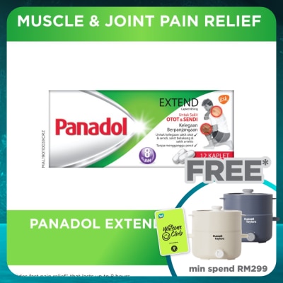 PANADOL Extend Paracetamol Long-lasting Pain Relief for Muscle & Joint 12s