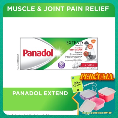PANADOL - Extend Paracetamol Long-lasting Pain Relief for Muscle & Joint 12s