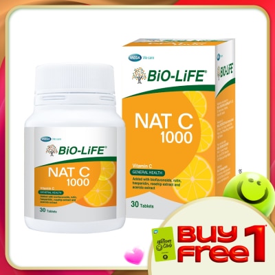 BIO-LIFE - Nat C 1000mg 30S