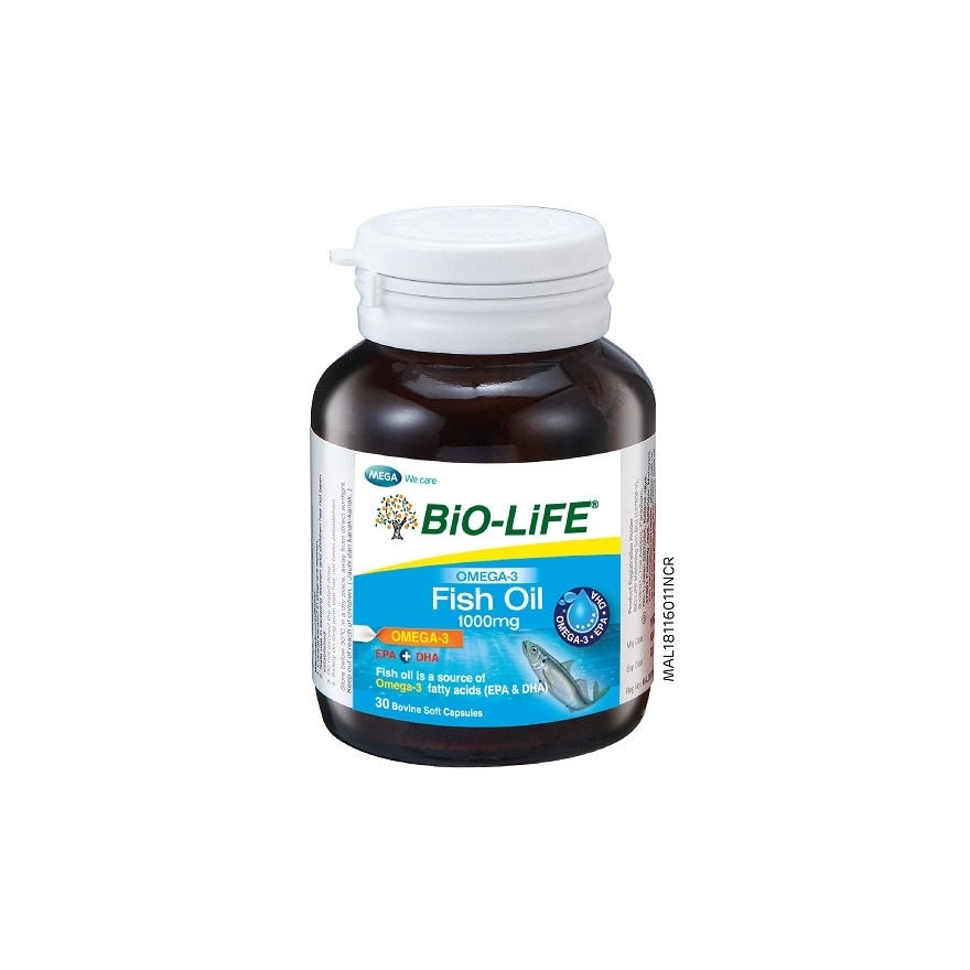 Omega-3 Fish Oil 1000MG 30S