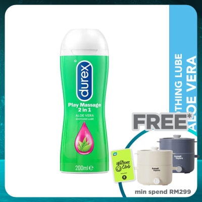 DUREX Lubricant Play Massage 2 in 1 Aloe Vera Soothing 200ml