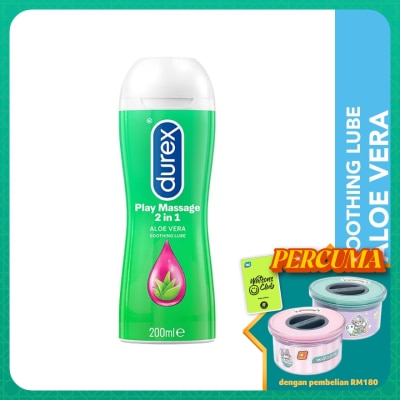 DUREX Lubricant Play Massage 2 in 1 Aloe Vera Soothing 200ml