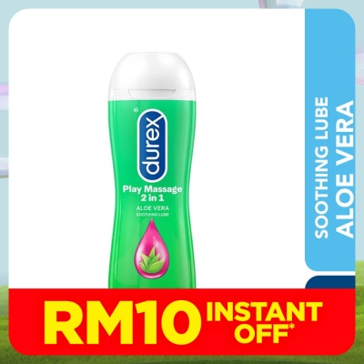 DUREX Lubricant Play Massage 2 in 1 Aloe Vera Soothing 200ml