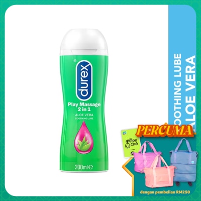 DUREX Lubricant Play Massage 2 in 1 Aloe Vera Soothing 200ml