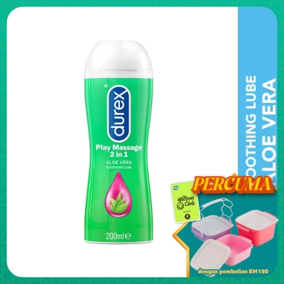 DUREX - Lubricant Play Massage 2 in 1 Aloe Vera Soothing 200ml