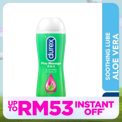DUREX Lubricant Play Massage 2 in 1 Aloe Vera Soothing 200ml