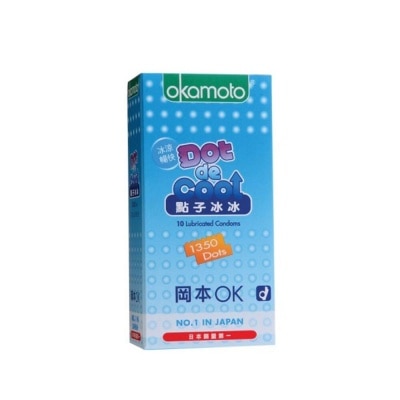 OKAMOTO Dot De Cool Lubricated Condoms 10's