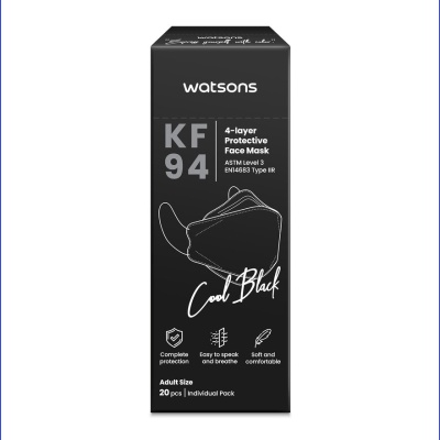 WATSONS - KF94 Protective Mask (Cool Black) 20s image