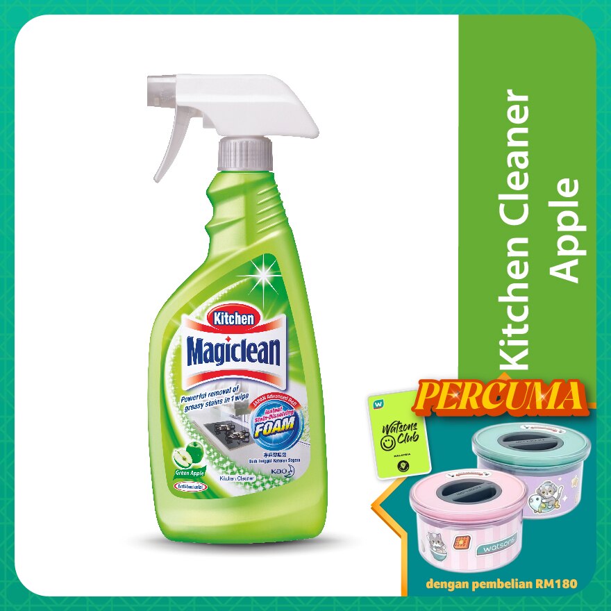 Kitchen Cleaner Green Apple Refill 500ml