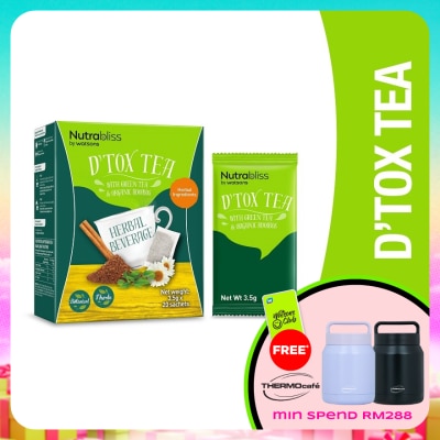 NUTRABLISS BY WATSONS - Herbal D'tox Tea 3.5g x 20's