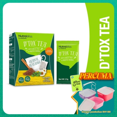 NUTRABLISS BY WATSONS - Herbal D'tox Tea 3.5g x 20's